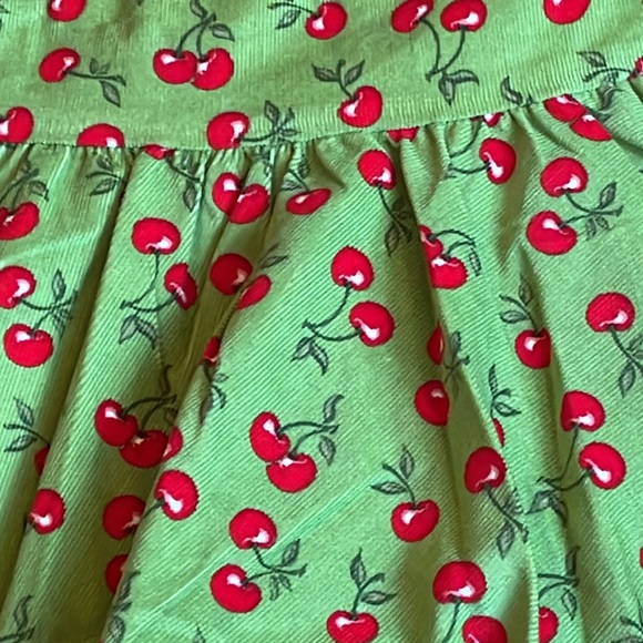 NWT- Just Ducky skirt-lime and cherry corduroy-size 5-precious! - Picture 2 of 3